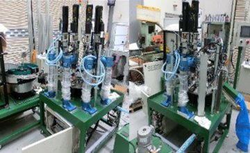 【段付穴加工】専用工作加工装置